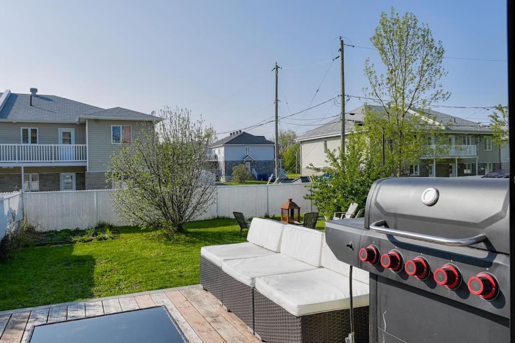 Villa Luxueuse Avec Vue Sur Le Fleuve Villa Grandecasa Trois-Rivières Esterno foto